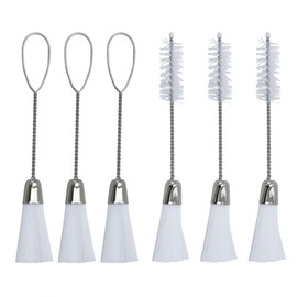 Ruiwaer 6PCS Multi-Function Computer Cleaning Brush Dust Removal Cleaning Tool Sewing Machine Cleaning Brush Sewing Machine Brush Cleaning Brush Head, 3PCS Double Ended, 3PCS Single Ended