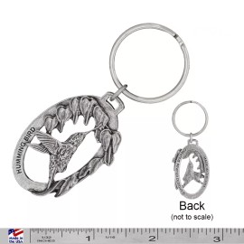 Hummingbird Keychain, B102KC, 2 Inches, Nature, Wildlife, Bird, Gift, Metal