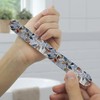 Calming Floral Earthy Blues Pattern Double-Sided Nail File Emery Board