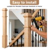1 Pcs 48 Inch Red Oak Newel Post for Staircase