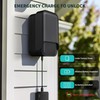 Moquin Smart Lock Box for House Keys, Fingerprint Lockbox Bluetooth