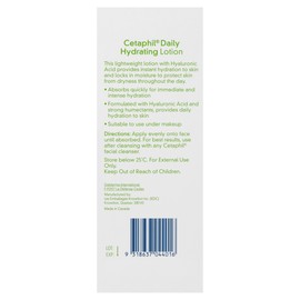 Cetaphil Face Daily Hydrating Lotion With Hyaluronic Acid 88ml