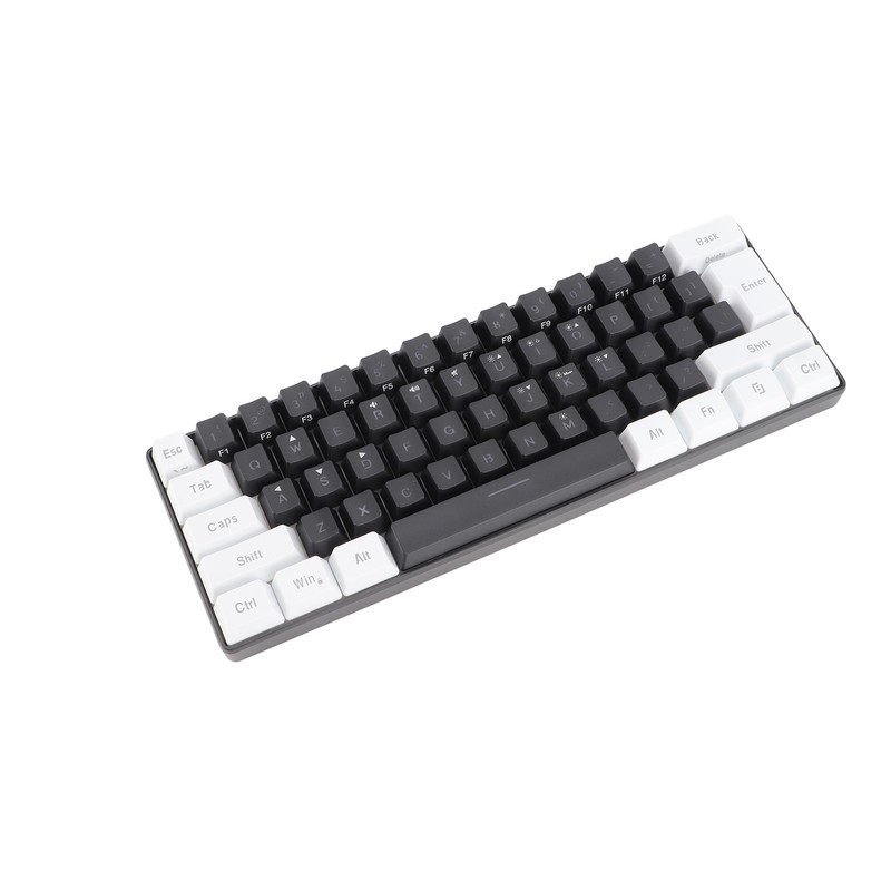 G61 Mini RGB Keyboard LED Backlight 61 Keys Ergonomic Mechanical