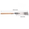 Double Edge Sided Hand Saw Fine Tooth Triple Fast Flush
