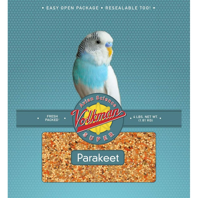 Volkman Avian Science Super Parakeet Bird Food 4lb