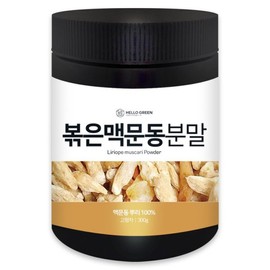 (헬로우 그린)국산 볶은 맥문동 분말 300g(통) Hello Green Korean Roasted Sari (Bulb) Powder 300g (Container)