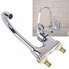 G1/2 Bathroom Basin Faucet Hot and Cold Water Mixer Dual‑Hole