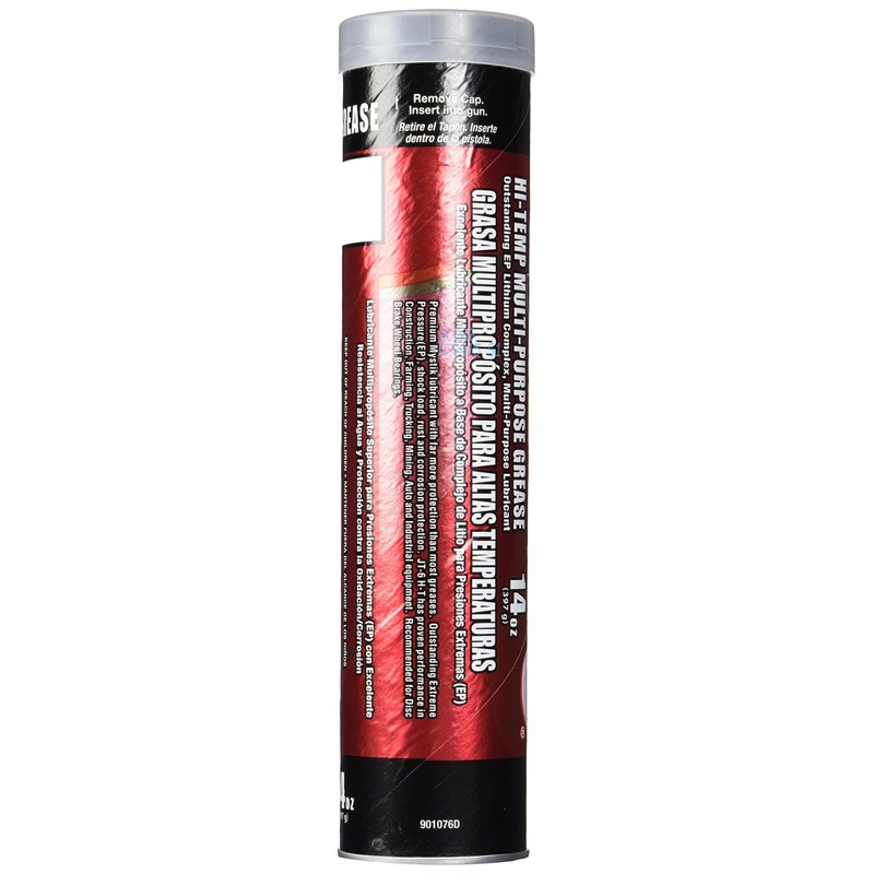 Mystik 665005002080 JT-6 Multi-Purpose Hi-Temp Grease Cartridge, 14 oz (Pack