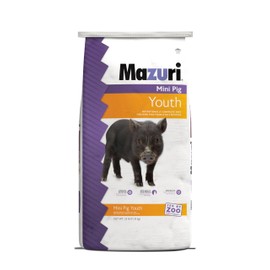 Mazuri Mini Pig Youth Diet Pig Food, 25 lb Bag