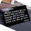 Jstud To My Son wallet Insert Cards Inspirational Graduation Birthday