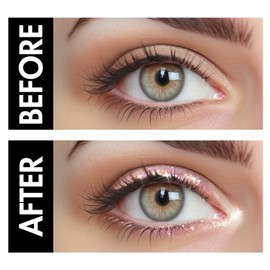 CHARMACY 3Pcs Liquid Glitter Eyeliner Set, Metallic Shimmer Glitter Eyeshadow, Lightweight Waterproof Texture, Long Wearing, Quick Drying, Colorful Sequins (Indigo Gold White Green)