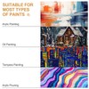 sourcing map 8 Pcs Stretched Canvas for Painting, 6 x