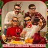 Jeere 12 Pcs Christmas Eyeglasses 2024 Merry Xmas Glasses Christmas
