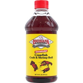 Louisiana Fish Fry, Crawfish, Crab & Shrimp Boil, Liquid, 16 oz (Pack of 12)