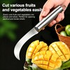 Premium Vegetable Peeler with Wooden Handle and Bottle Openerand Fish-Scaler