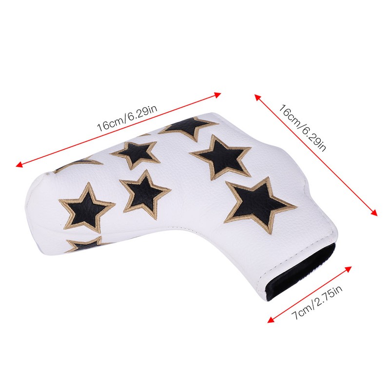 L Shape PU Leather Star Embroidery Semicircular Waterproof Thicken Plush