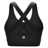 RUNNING GIRL Sports Bra for Women, Criss-Cross Back Padded Strappy