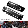 Unbranded 1" Black Handlebar Hand Grips For Harley Electra Glide