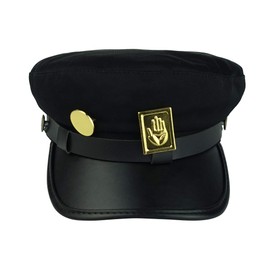 Jotaro Hat, JoJo's Hat Cosplay Black Visor With Metal Pins Baseball Cap For Teens