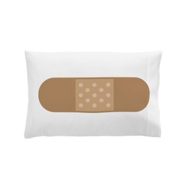 CafePress Band Aid Pillow Case Standard Size Pillowcase, Lumbar Pillow Cover Fleece