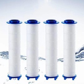 10pcs PP Cotton Filter for Shower Head Filter Shower Head Filter Element Use for Shower Head Replacement Filter 24x115mm