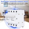 Jadeshay Manual Transfer Switch, 2-Pin 125A Load Disconnect Switch, Dual