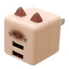 RAC2A2A02MNE USB Charger, AC USB-A, 2 Ports, Smart IC Included,