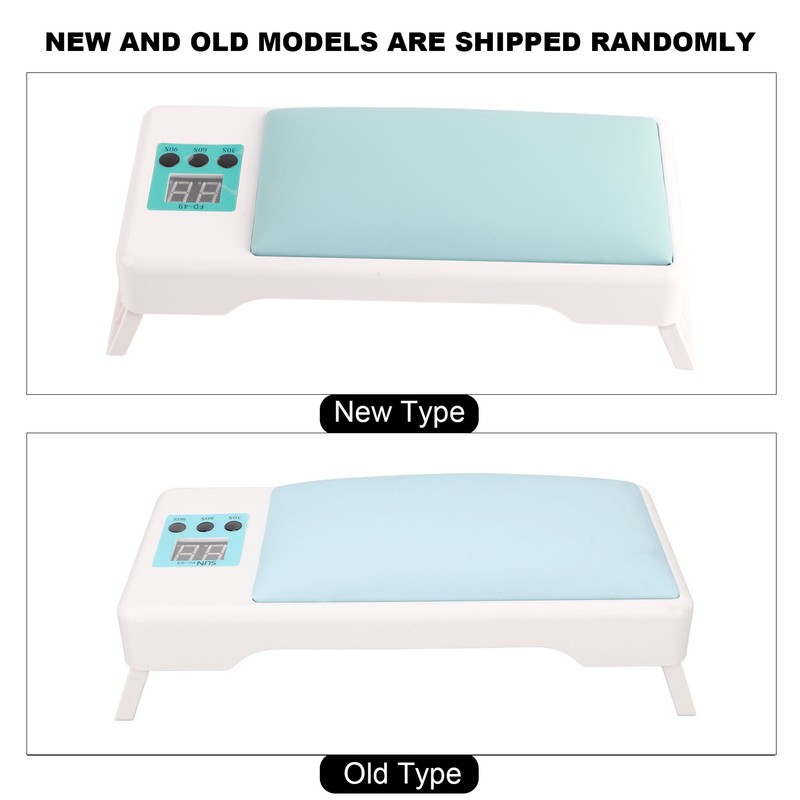 UV LED Nail Lamp with Hand Pillow Folding Portable Gel