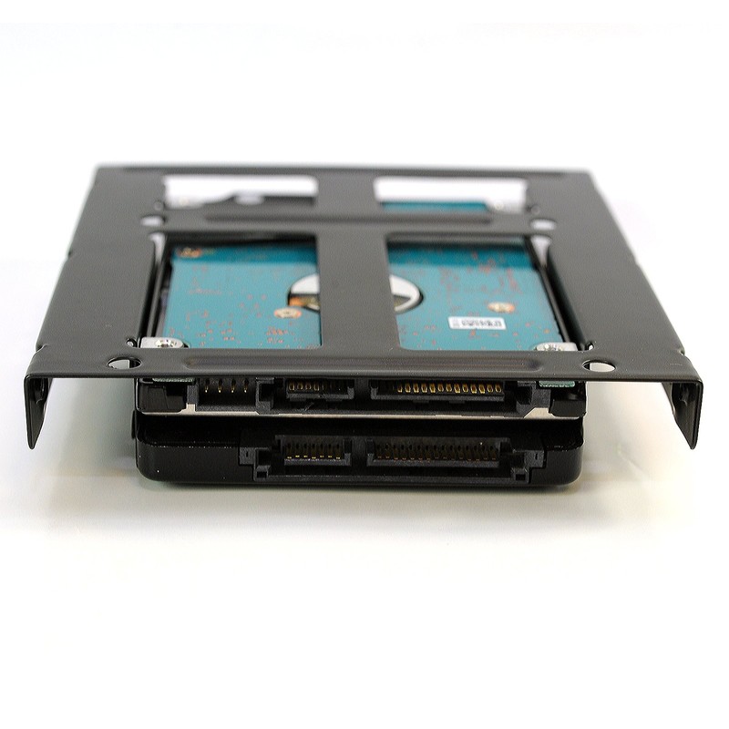 Rhombutech® Mounting Frame for 2 x 2.5 Inch Hard Drives