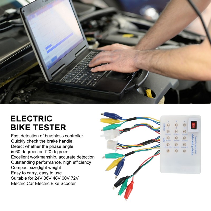 Brushless Motor Controller Tester Electric Car Scooter 24V 36V 48V
