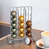 bremermann Kapselhalter für NESPRESSO Kapselständer, Kapselspender für 30 Kapseln (Chrom)