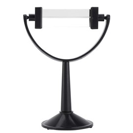 Garosa Optical Glass Triangular Prism with Stand for Physics Light Spectrum Teaching Tool Angle Change for Science Experiments