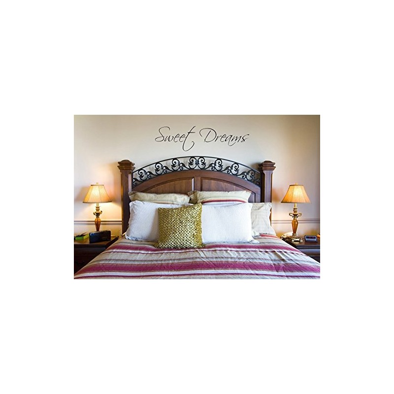 Juko Sweet Dreams wall sticker decal bedroom wall art. Black