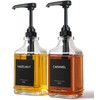 GMISUN Coffee Syrup Dispenser, 16.9 fl oz Syrup Pump Dispenser