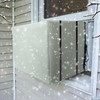 Nkiy Quen 2 Pack Insulation Window Air Conditioner Cover Set-Adjustable