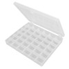 TRIXES 36 Compartment Plastic Bobbin and Spool Storage Case –