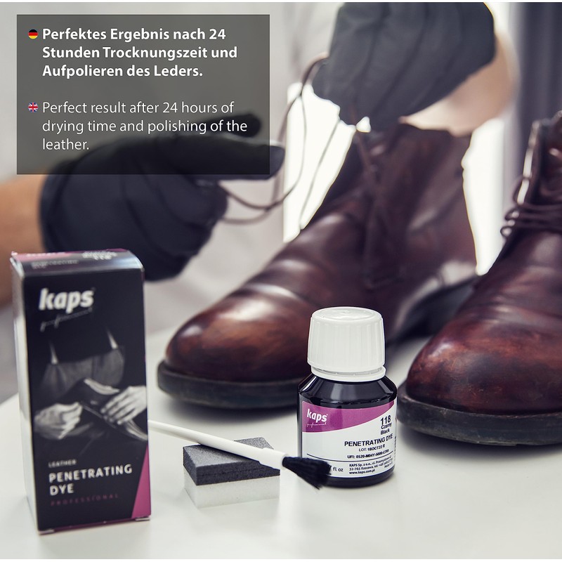 Kaps Deep Penetrating Dye for Natural, Smooth & Faux Leather