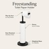 Freestanding Toilet Paper Holder for Bathroom – Rust-Resistant 5-Roll Storage