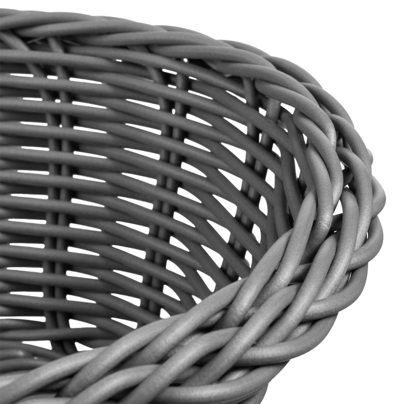 KADAX Braided Basket, Polypropylene Bread Basket, Fruit Basket, Food Basket