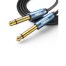 MillSO Guitar Shield Shield Cable, 16.4 ft (5 m), S-S-Type Plug, Gold Plated, Lightweight Design, Musical Instrument Cable, Studio, Home Practice, For Guitars, Keyboards, Amplifiers, Bass, Drums