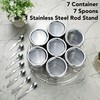 Sumeet 7in1 Stainless Steel + See through Lid Masala Stand/Dry
