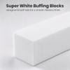 ForPro Super White Buffing Block, 240 Grit, Four-Sided Manicure &