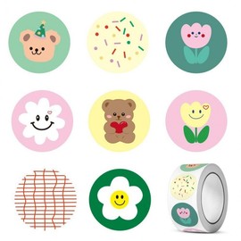 Cutie kindergarten gift sticker gift packaging cute stickers 500 sheets cute stickers birthday 5ea