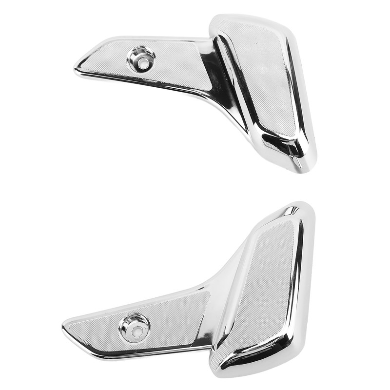 1 Pair Motorcycle Rear Foot Rest Electroplated Plastic Passenger Foot
