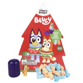 Galerie Bluey Finders Keepers Christmas Box, Individually Wrapped Hard Candies, Collectible Candy Gift, 1.76 Ounces