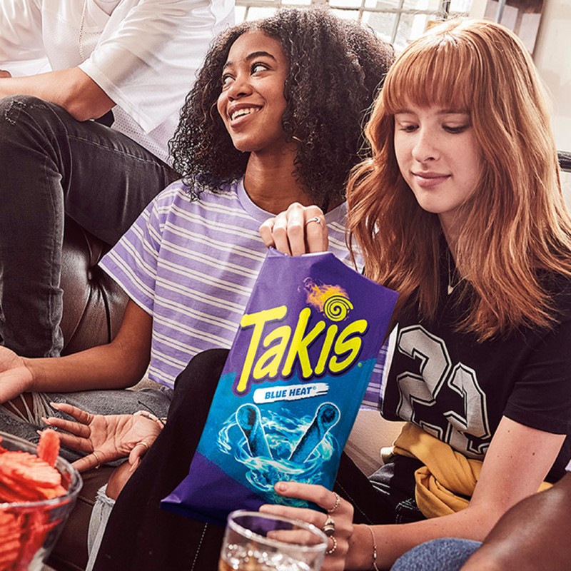 Takis Blue Heat 6 pc / 3.25 oz Snack Size