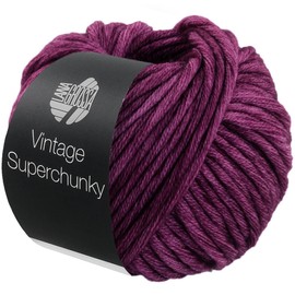 LANA GROSSA Vintage SuperChunky Merino Classic with Tone on Tone Colour Effect, Hand Knitting Yarn Made of 100% Virgin Wool (Merino), 100 g Wool for Knitting and Crocheting, 80 m Yarn