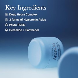 Arencia Sérum de Noche Hidratante Intensivo Pdrn - Cica + Ácido Hialurónico + Ceramida, Suaviza las Líneas de Expresión para una Piel Tersa y Luminosa