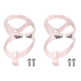 HARFINGTON 2pcs Bicycle Water Bottle Holder Ultra Lightweight Universal Bike Bottle Cages Cycling Cup Holder for MTB Road Gravel, Pink