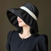 [VIDOSCLA] UVカット帽子 ゴム紐 レディース 日除けハット UPF50+ 小顔 日除け帽子 遮光 紫外線対策